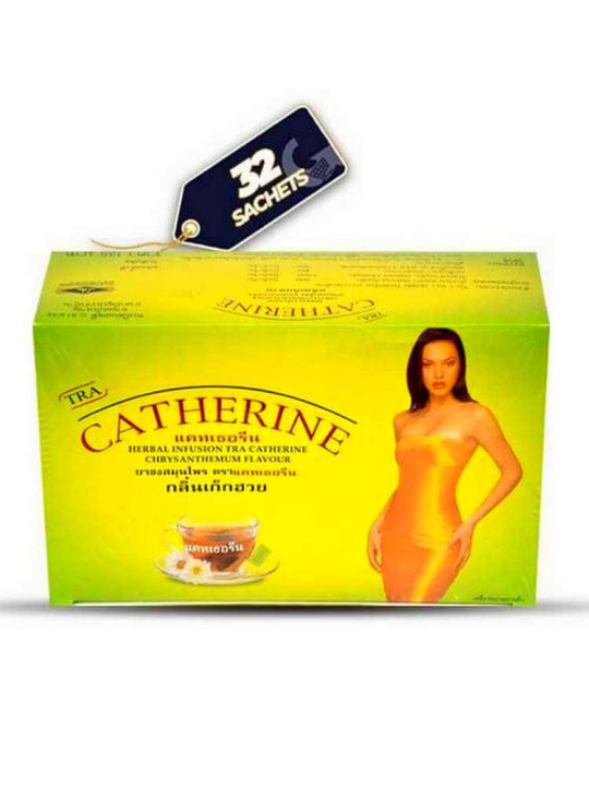 thé Catherine minceur x32 herbal infusion saveur vanille : :  Epicerie